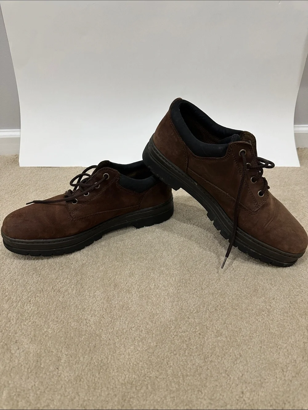 Men's Brown Lace-Up Casual Shoes